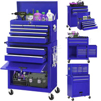 8-Drawer Steel Tool Chest & Cabinet