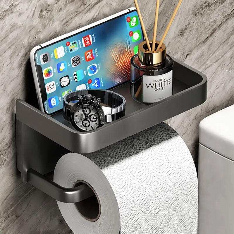 Wall-Mounted Toilet Paper Organizer