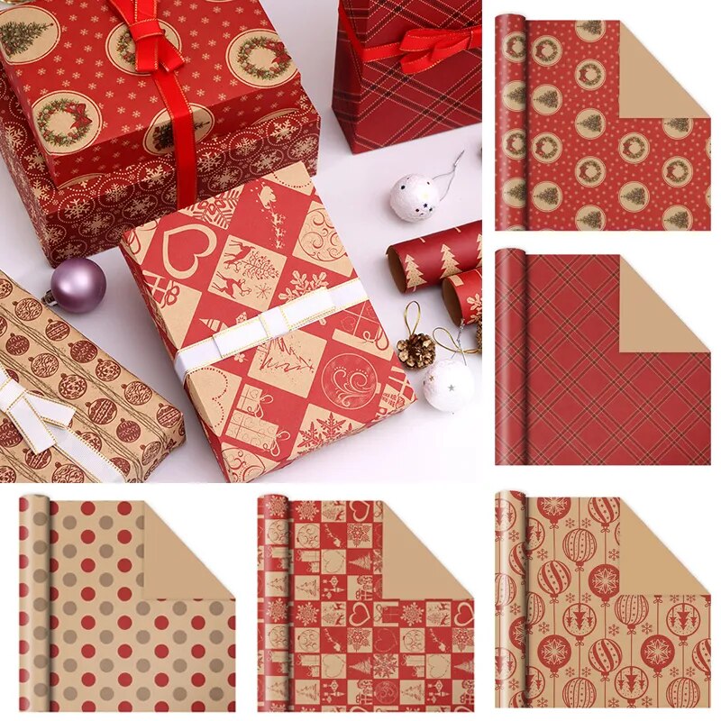 Sustainable Kraft Festive Gift Wrap