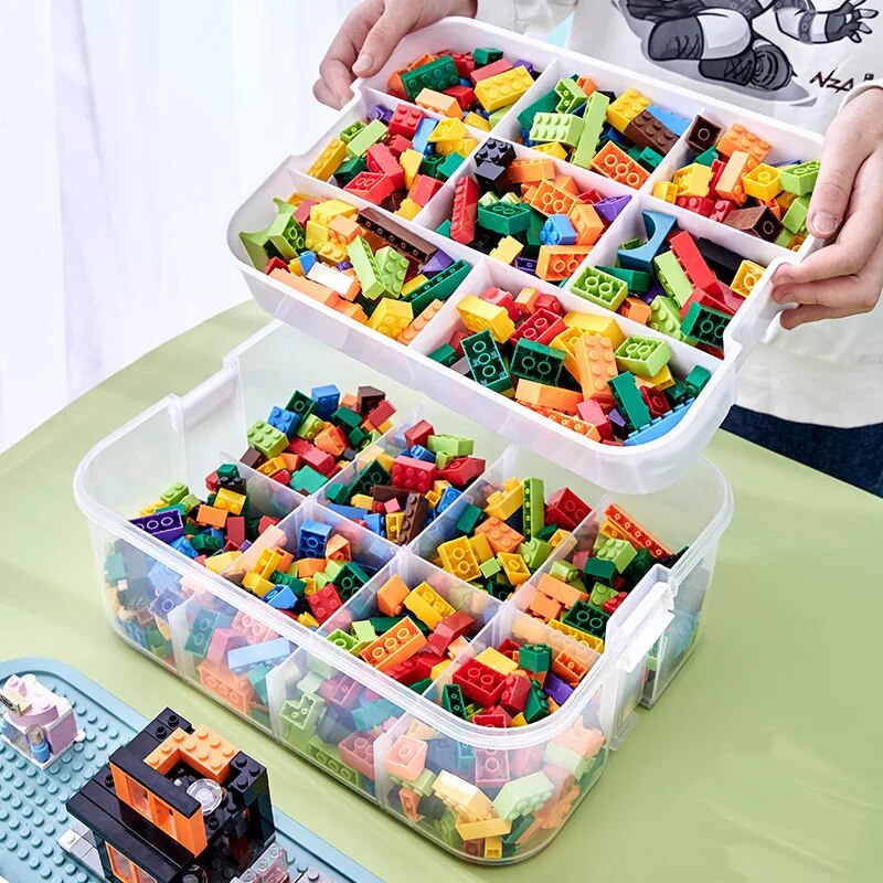 Adjustable Lego-Compatible Storage Container