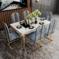 Exquisite Marble Dining Set