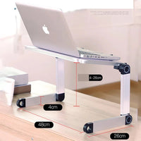 Aluminum Lapdesk with Mouse Pad