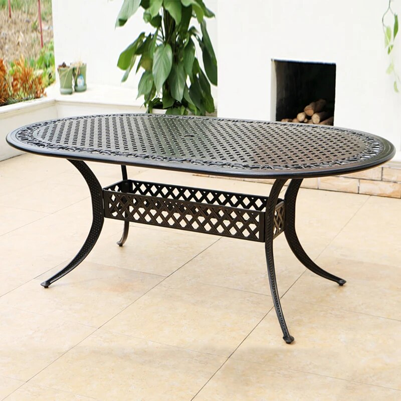 7-Piece Outdoor Cast Aluminum Dining Set