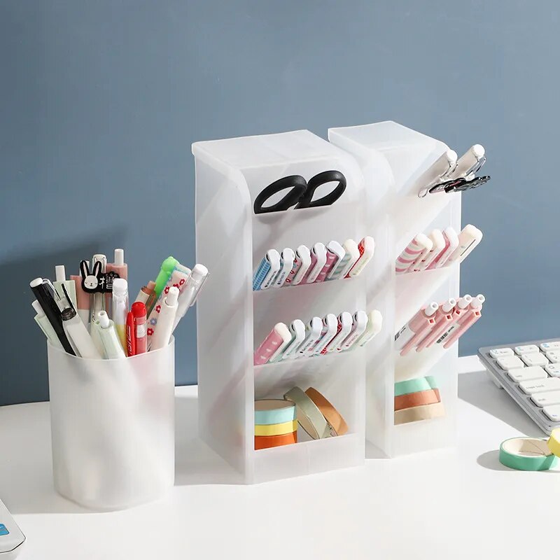 Oblique 4-Grid Desk Organizer