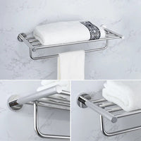 Chrome Bathroom Essentials Set