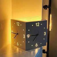 Sleek LED Double-Sided Wall Clock