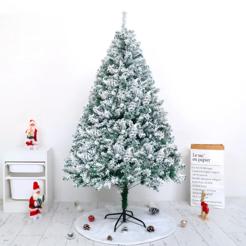 Festive PVC Christmas Tree - 4 Sizes: Joyful Evergreen