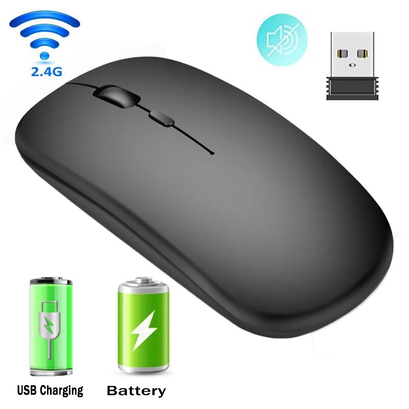 Ultra-Thin Rechargeable Wireless Mouse