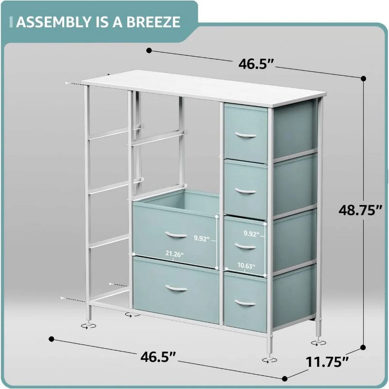 12-Drawer Kids Dresser - Stylish and Versatile Storage Unit