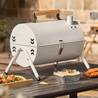 Portable Round Charcoal BBQ Grill