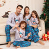 2024 New Year Elk Plaid Family Pajama Set