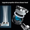 360Â° Turbofan High Pressure Shower Head