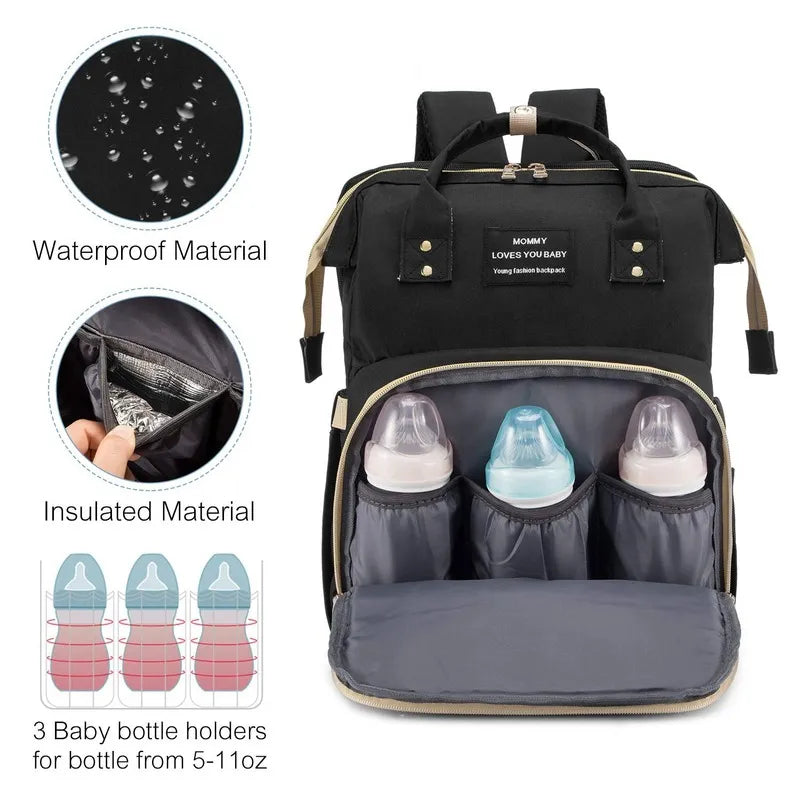 3-in-1 Baby Bag & Crib: The Ultimate Baby Travel Companion