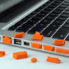 13-Piece Colorful Silicone Laptop Dust Plug Set