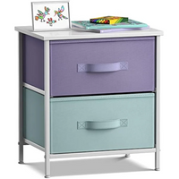 Kids 2-Drawer Nightstand with Stylish Design