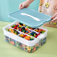 Adjustable Lego-Compatible Storage Container