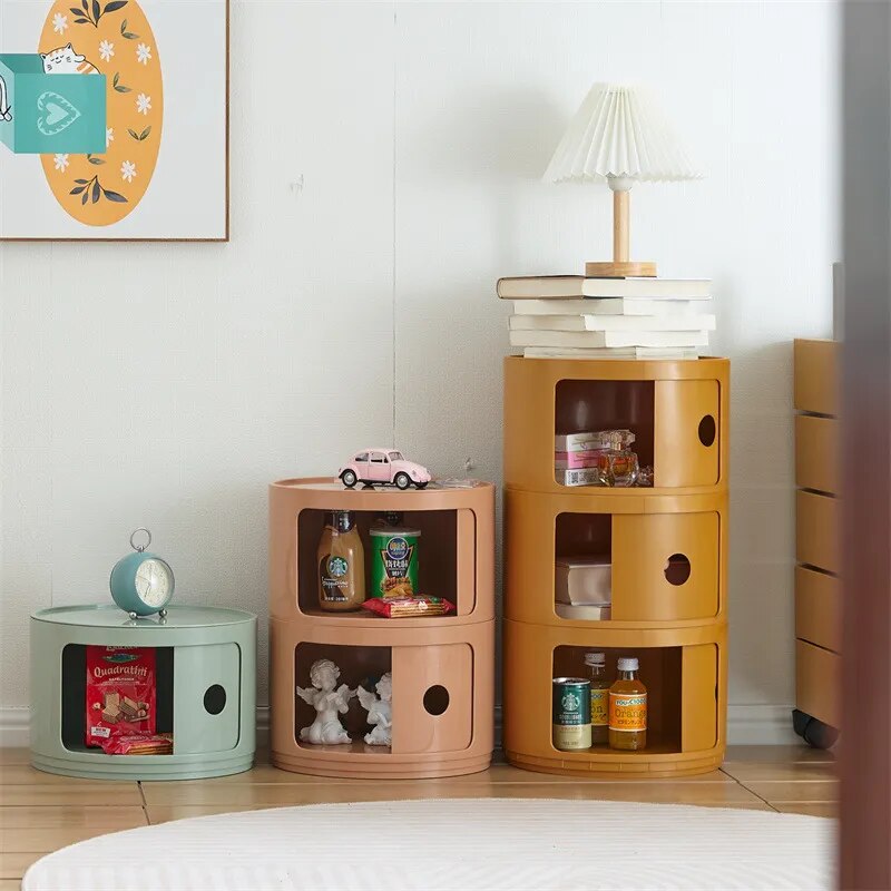 Mini White Storage Cabinet