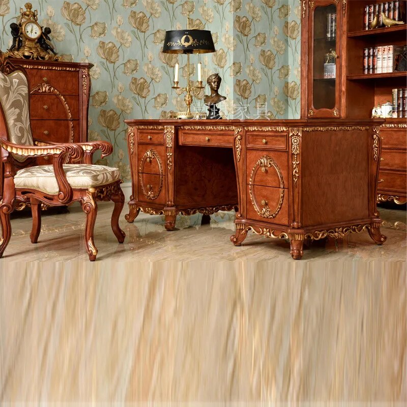 Luxury Carved Wood Office Furniture