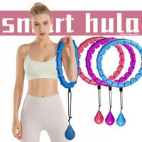 32/24/28 Section Adjustable Sport Hoops Abdominal Waist Exercise Detachable Hoola Massage Fitness Hoop Training Weight Loss Gym