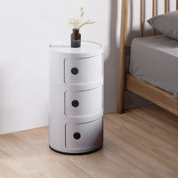 Mini White Storage Cabinet