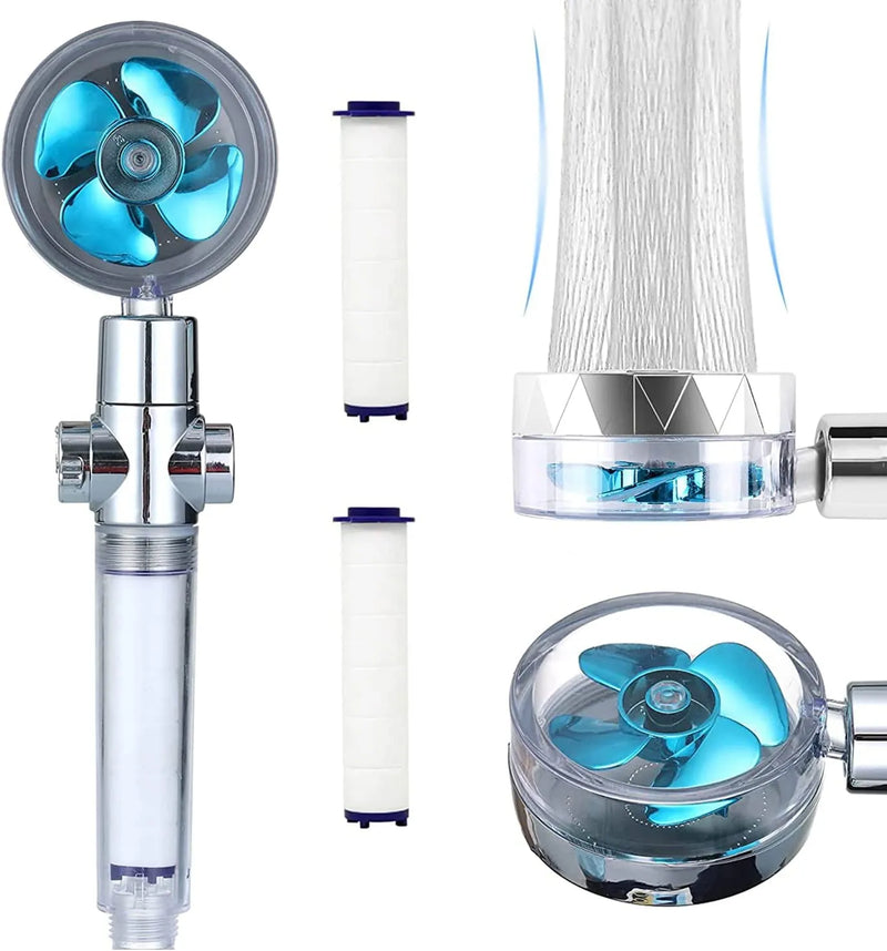 360Â° Turbofan High Pressure Shower Head