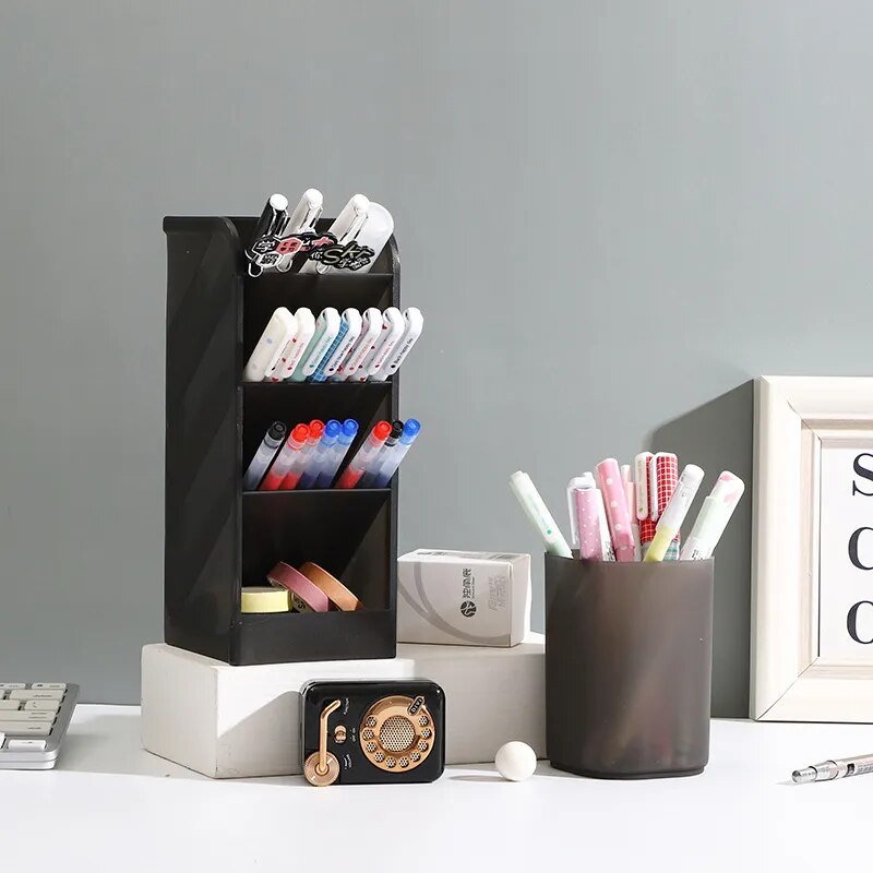 Oblique Insertion Desk Organizer