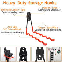 Metal Garage Hook Organizer