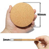 Cup Mat Natural Round Wooden Slip Slice Cork Coaster Tea Coffee Mug Drinks Holder For DIY Tableware Decor Kitchen Durable Pad