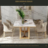 Gold Base Marble Dining Set