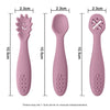 Baby Silicone Spoon Fork Set