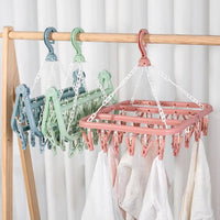 Foldable Windproof Clothes Drying Rack