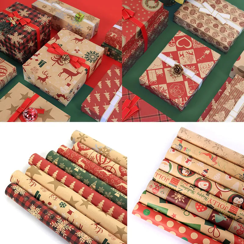 Sustainable Kraft Festive Gift Wrap