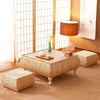 Bamboo Rattan Storage Coffee Table