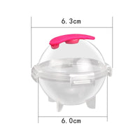 2/4/6Pcs Ice Ball Maker with Funnel Spherical Ice Cube Maker for Party Bar Whiskey Cocktail Cold Drinks Round Ice Mould