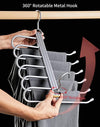 6-Tier Aluminum Pant Hanger