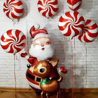 Festive Christmas Inflatable Toy Set: Joyful Holiday Balloons