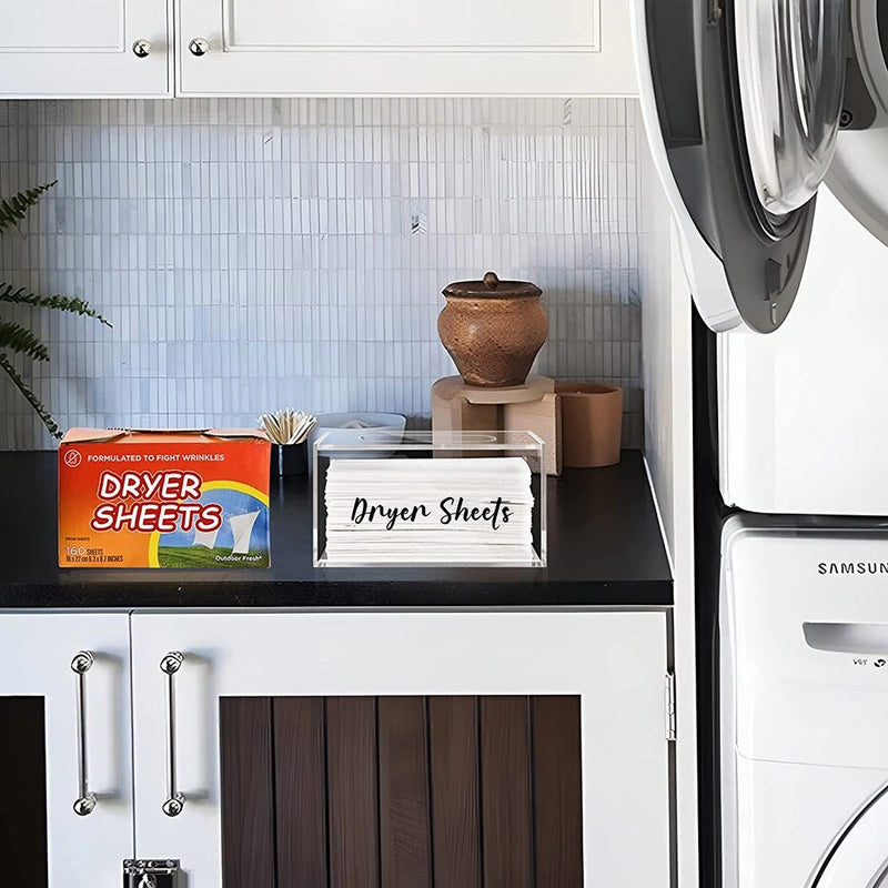 Acrylic Laundry Essentials Organizer