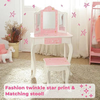 Star Print Vanity Set