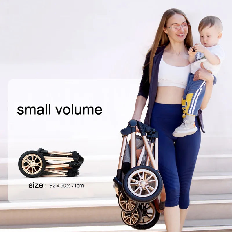 3-in-1 Baby Stroller: Ultimate Comfort, Safety, and Style