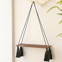 Boho Chic Hanging Plant Shelf