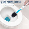 Long-Handle Sprayable Silicone Toilet Brush: Effortless Bathroom Cleaning