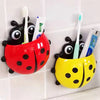 Cute Ladybug Toothbrush Organizer