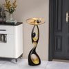 Abstract Resin Side Table: Nordic Elegance