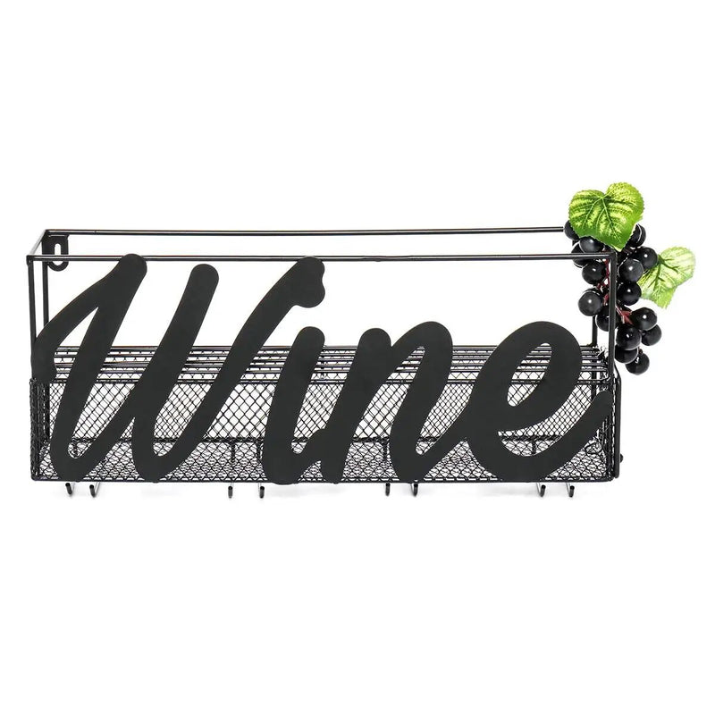 2-in-1 Wine Rack & Glass Holder