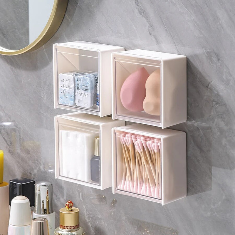 Clamshell Swab & Makeup Storage Box