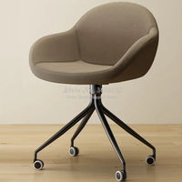 Swivel Steel Leg Office Chair