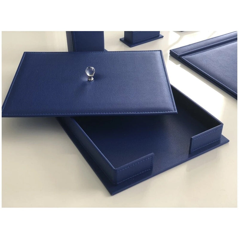 Navy Blue Luxury Desk Set