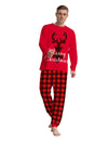 Plaid Elk Family Pajama Set