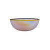 Rainbow Glass Plate Bowl Set