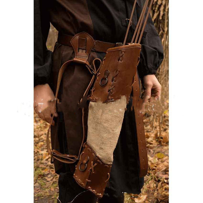 Handcrafted PU Leather Quiver